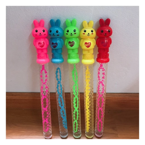 Ống thổi bong bóng dài 40cm, hình thú dễ thương