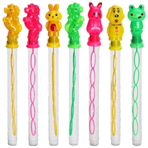 Ống thổi bong bóng dài 40cm, hình thú dễ thương